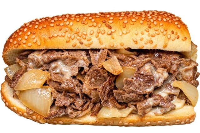1/2 Cheesesteak W/Fries.